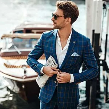 LADIZIO Pocket Square Holder for Men - Perfect Accessory
