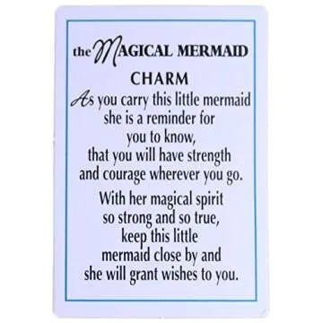 Magical Mermaid Wish Charm with Story Card by Ganz