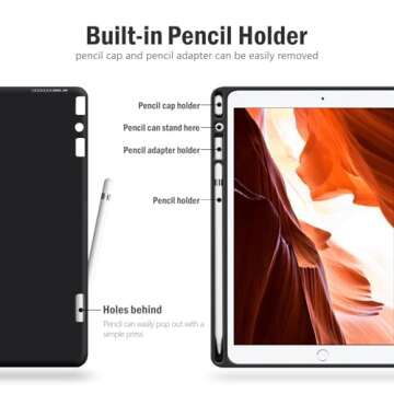 Antbox iPad Pro & Air Case with Pencil Holder | Smart Cover