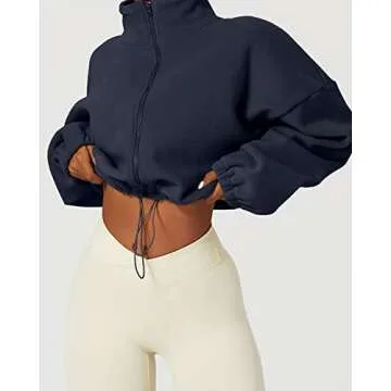 Stylish QINSEN Women's Fleece Jacket for Winter Warmth