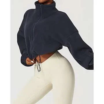 Stylish QINSEN Women's Fleece Jacket for Winter Warmth