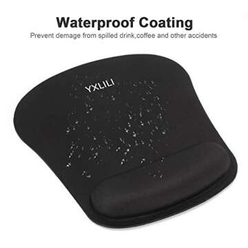 YXLILI Ergonomic Mouse Pad for Comfort & Pain Relief