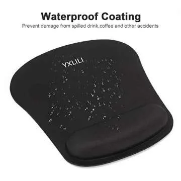 YXLILI Ergonomic Mouse Pad for Comfort & Pain Relief
