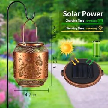 Solar Lanterns for Garden Decor Eco-Friendly Gift Idea