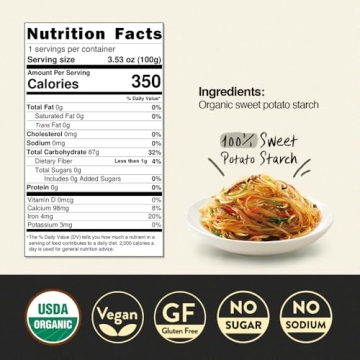Chung Jung One O'Food Organic Glass Noodles - Gluten-Free