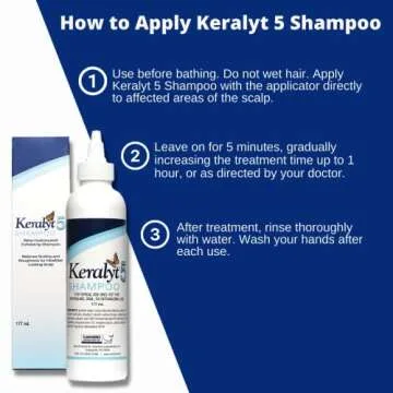 Keralyt 5 Anti-Dandruff Shampoo - Maximum Relief Formula
