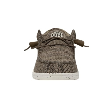 Hey Dude Men's Wally Sox Brown Size 9 Comfort Lightweight Loafers