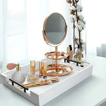 HOMKO Rustic Serving Tray – Perfect for Home Decor