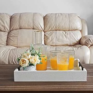 HOMKO Rustic Serving Tray – Perfect for Home Decor