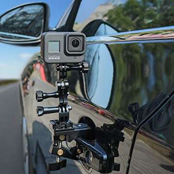 SUREWO Dual Rotating Arm Mount for GoPro & Action Cameras