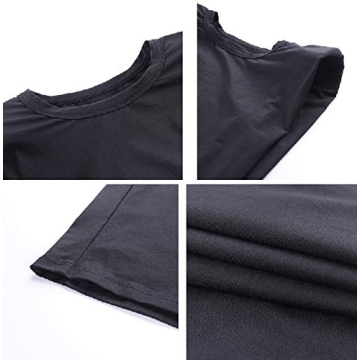 Stylish Women’s Cotton Padded Shoulder Sleeveless Tee