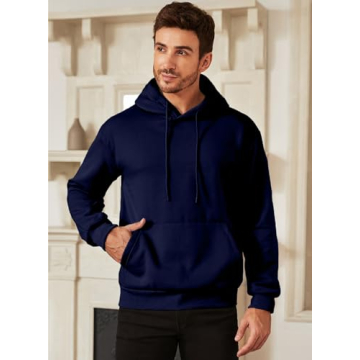 JMIERR Men's Hooded Cotton Sweatshirt - 2024