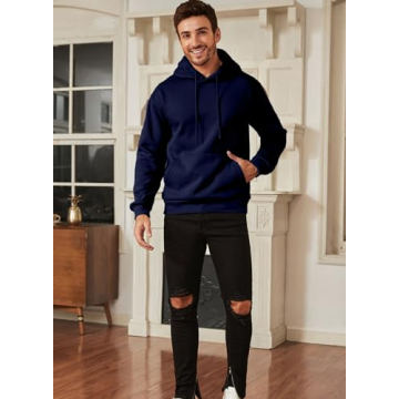 JMIERR Men's Hooded Cotton Sweatshirt - 2024
