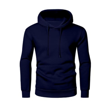 JMIERR Men's Hooded Cotton Sweatshirt - 2024