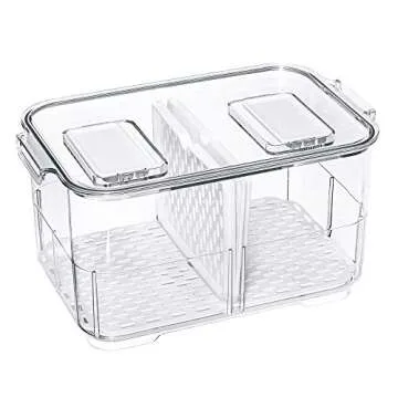 SANNO Produce Saver Storage Containers for Fresh Foods