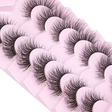 Kiromiro Fluffy Cat Eye False Eyelashes | Clear Band | Reusable