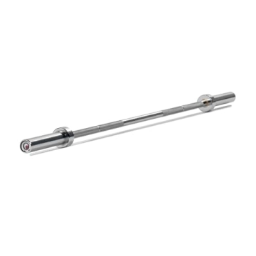 Titan Fitness Olympic Technique Training Barbell, 6 FT Chrome Finish, 15 KG(33lb) 28MM Shaft, Rated ...