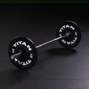 Titan Fitness 15 KG Olympic Barbell 6 FT Chrome Finish