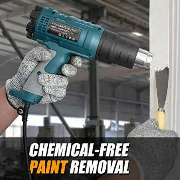 1500W Heat Gun Kit for DIY Projects with Dual-Temperature Settings