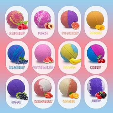 3.5oz Bath Bombs for Kids Organic Essential Oil 12 Bubble Colorful Fizzy Bath Bomb with 6 Superhero Toys Keychain(Outside) Christmas/Birthday Gift Set for Girls or Boys