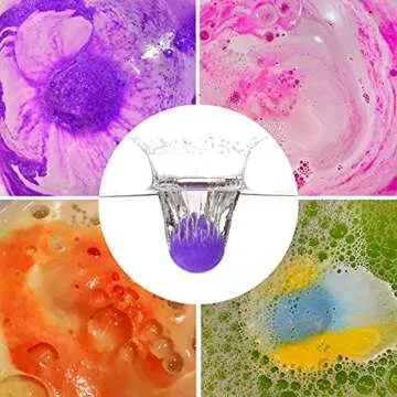 Superhero Bath Bomb Set with Keychains for Kids