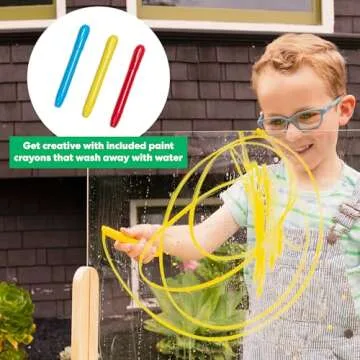 KiwiCo Water and Sand Sensory Table | Includes 26 Accessory Pcs: Pipes, Spinners, Water Wheel, Paint Crayons, and More | Outdoor Water Table for Toddlers Ages 3+