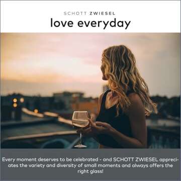 SCHOTT ZWIESEL Convention Whiskey Glass Set of 6 - Durable & Elegant