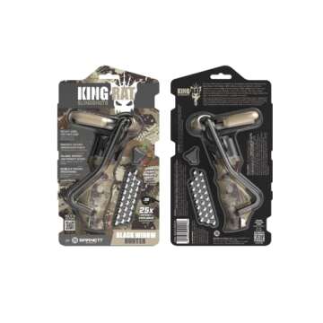 Barnett Black Widow Hunter Slingshot with Premium Grip