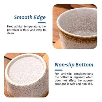 Artcome 6Pcs Ceramic Ramekin Set for Baking & Serving