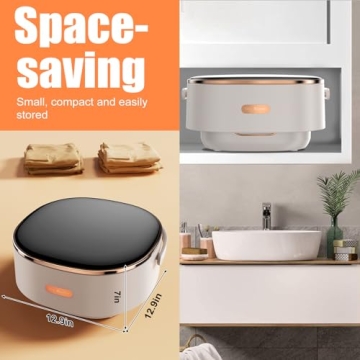 Compact Portable Washing Machine with Spin Basket - 16L Mini Washer for Travel, Camping, and Home