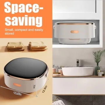 Compact Portable Washing Machine with Spin Basket - 16L Mini Washer for Travel, Camping, and Home