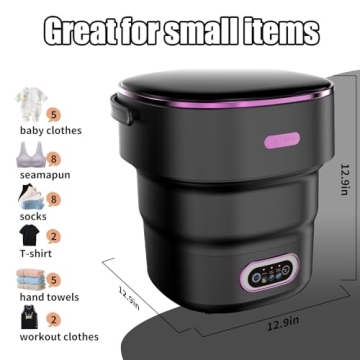 Portable Washing Machine with 16L Capacity Foldable Design