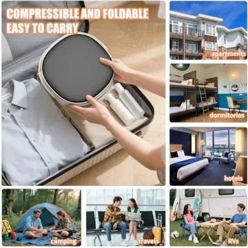 Portable Washing Machine with 16L Capacity Foldable Design