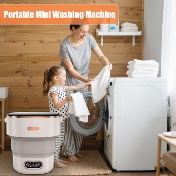 Portable Washing Machine with 16L Capacity Foldable Design