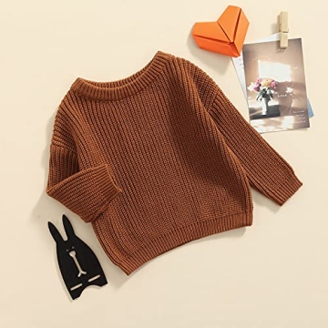 Cozy Infant Toddler Knit Sweater - Stylish and Durable