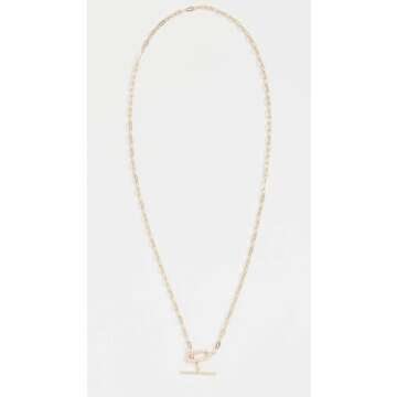 SHASHI Women's Jade Pave Necklace, Gold, One Size