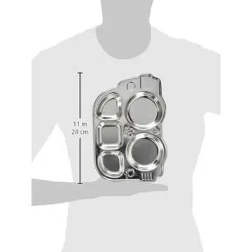 Innobaby Stainless Bus Plate for Kids - Fun & Safe