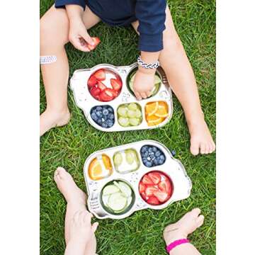 Innobaby Stainless Bus Plate for Kids - Fun & Safe