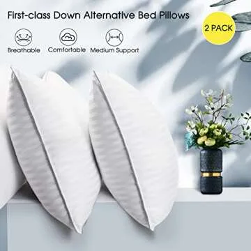 Basic Beyond King Size Bed Pillow Pack for Ultimate Comfort