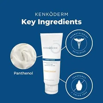 Kenkoderm Conditioner for Sensitive Hair - 8 oz Tube