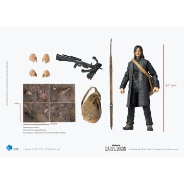Daryl Dixon Action Figure Hiya Toys Exclusive 1:18 Scale