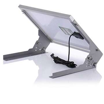 SUNER POWE Adjustable Solar Panel Mount Racks - Folding Mounting Tilt Brackets for Wall, Roof, RV an...