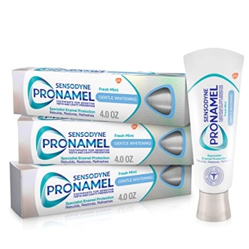 Sensodyne Pronamel Gentle Teeth Whitening Enamel Toothpaste for Sensitive Teeth, to Reharden and Str...
