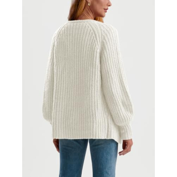 Trendy LILLUSORY Chunky Cardigan for Women - Stylish Warmth
