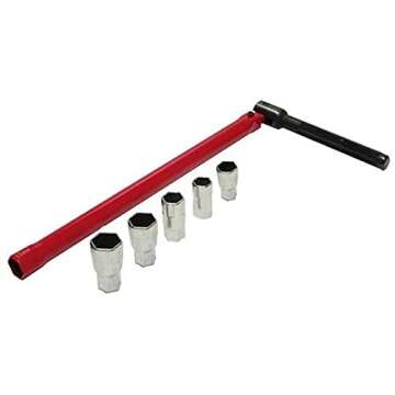 Auto-plaza 8-13mm Wrench Socket Plumber Back Nut Kit Tap Installation Tool Bathroom Faucet