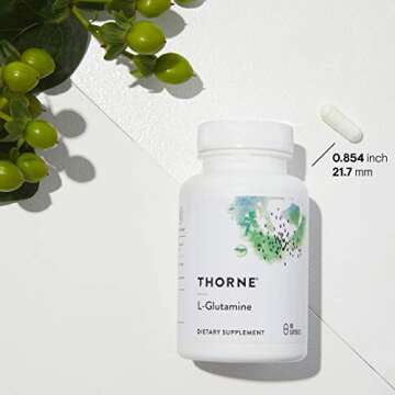 THORNE L-Glutamine - Amino Acid Supplement for GI Health and Immune Function - 90 Capsules