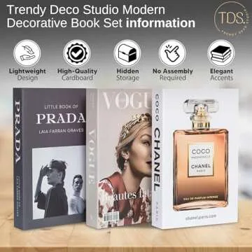 Decorative Book for Home Decor, Celebrating Graduations, Fake Books, Minimalist Decor, Coffee Table ...