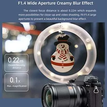 VILTROX 13mm f/1.4 F1.4 XF Auto Focus Lens for Fujifilm X-Mount Camera,Wide Angle Camera Lens for Fuji X-Pro2 X-Pro3 X-S10 X-T5 X-T30 XT30II X-T100 X-T200 X-H2 X-H2S X-A5 X-A7 X-E2S X-E3 X-E4
