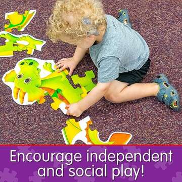 The Learning Journey - My First Big Floor Puzzle - Dragon - Dragon Puzzle for Kids - Toddler Games & Gifts for Boys & Girls Ages 2 Years and Up - Award Winning Games and Puzzles