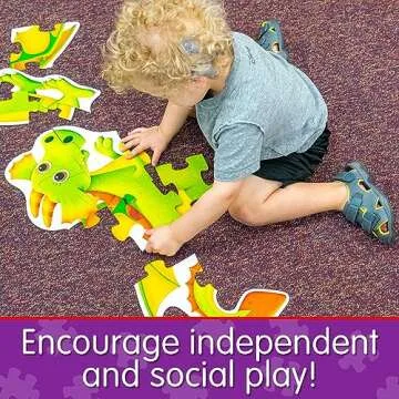 The Learning Journey - My First Big Floor Puzzle - Dragon - Dragon Puzzle for Kids - Toddler Games & Gifts for Boys & Girls Ages 2 Years and Up - Award Winning Games and Puzzles